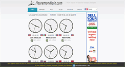 Desktop Screenshot of heuremondiale.com